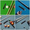 thumbnail image 3 of Raindrops 2 Pcs Rallonge de Queue de Billard à Prise Confortable Noire Accessoire de Queue Portable pour Piscine et Snooker, 3 of 8