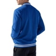 thumbnail image 5 of CCRFTGI Jackets for men Classic Button Down Baseball Jacket Long Sleeve Windproof Coat Casual Clothing Royal Blue 3XL, 5 of 6