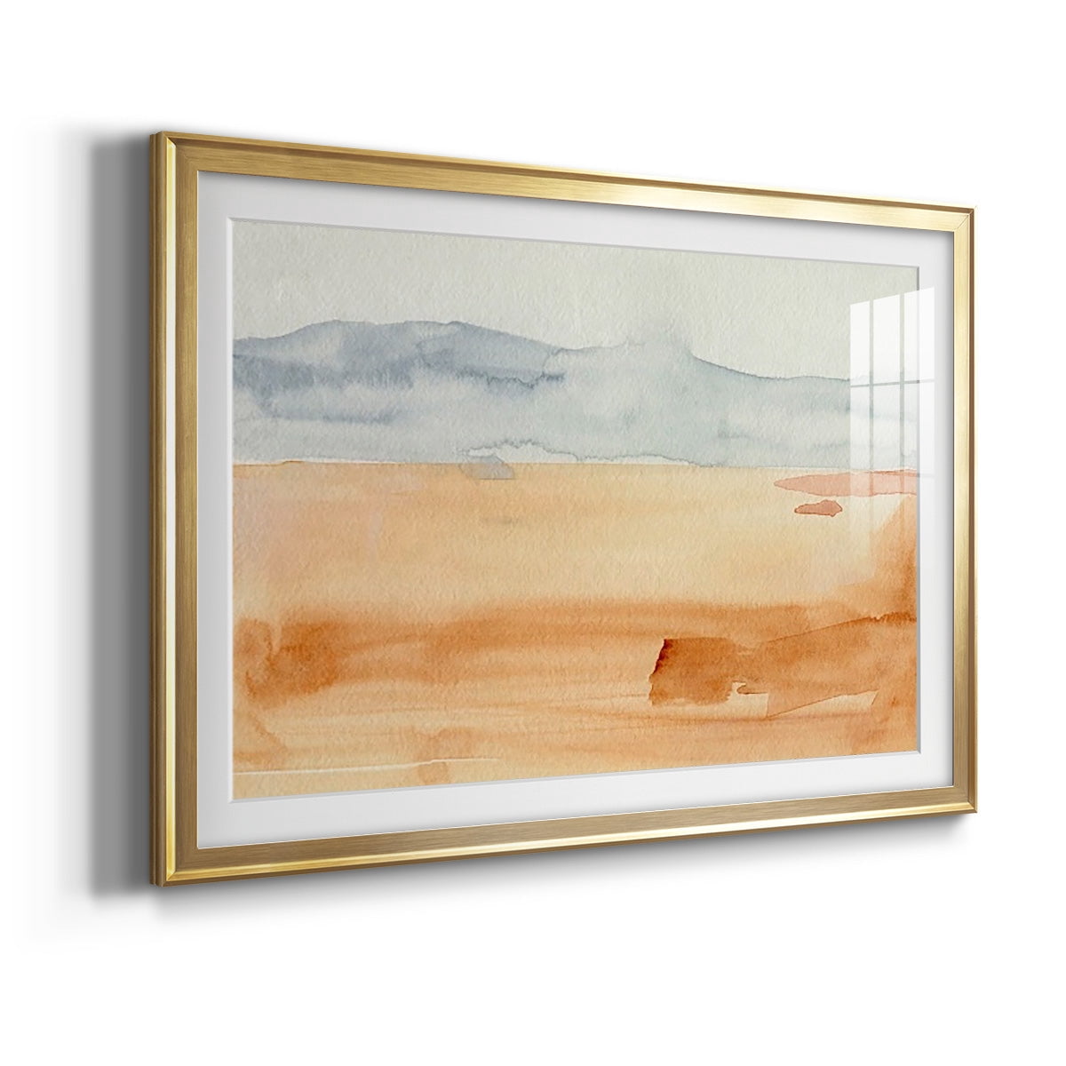 Ash Blue Horizon II Premium Framed Print - Ready to Hang