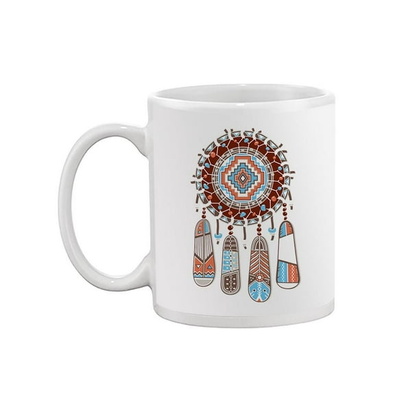 Colorful Feathers Dream Catcher Mug -Image by Shutterstock,
