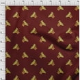 thumbnail image 3 of oneOone Cotton Poplin Fabric Bird Block Printed Fabric 1 Yard 42 Inch Wide, 3 of 4