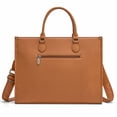 thumbnail image 6 of Wrangler Laptop Tote Bag for Women Western Style Work Crossbody Bag, Cow-Brown, 6 of 7