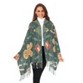 thumbnail image 3 of FORMRS Womens Scarf Winter Soft Long Big Warm Shawls Wrap Tassel Scarves, Brown Christmas Gingerbread, 3 of 9