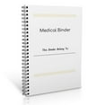 thumbnail image 6 of OIUR Medical Planner Binder 70 Pages Health Diary Logbook Coil Design Self-Care Medical Journal to Track Health, 6 of 6