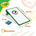 thumbnail image 4 of Crayola Paint Your Own Bean Bag Toss - Kids Indoor DIY Cornhole Paint & Play Kit, 4 of 8