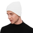 thumbnail image 3 of Unisex winter beanie solid color knitted hat Fisherman Outdoor Cold Proof earmuffs warm hat, 3 of 5