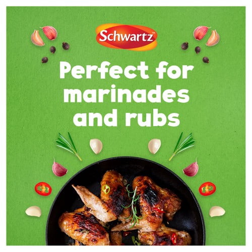 Schwartz Garlic Powder 55g, British Import (Pack of 2)