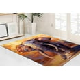 thumbnail image 2 of Area Rug, Home Decor Rugs, Luxury Rugs, Yellow Rug, Salon Rug, Elephant Painting Rug, Elephant Lover Gift Rug, Animal Rugs, Runner Rug, 1.7'x2.3' - 50x70 cm, 2 of 8