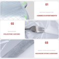 thumbnail image 4 of 2025 Upgraded Hail Protector Car Cover, Car Blanket for Hail, Car Cover Hail Protection Padded, All Weather Snowproof Windproof Sun Uv Protection, for Sedan/SUV/Mpv (MPV), 4 of 7