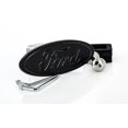 thumbnail image 2 of Ford Logo Black on Black Oval Metal Trailer Hitch Cover Plug (2 inch post), 2 of 4