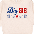 thumbnail image 3 of Inktastic Big Sis Patriotic Sister Toddler Sweatshirt, 3 of 4
