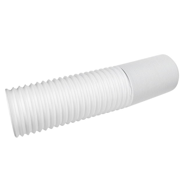 Manguera de Ventilació de Escape, Aire Acondicado TUBO de Escape Alambre de Acero Plegable 2 Metro Baja Pérdida de Fricción para Reemplazo
