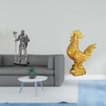 thumbnail image 2 of Figura de escritorio de pollo, escultura de resina, estatua, pieza de arte coleccionable, decoraciones de estilo vintage europeo, adecuada para regala, 2 of 8