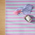 thumbnail image 2 of Mainstays Kids Tufted Pink and Light Purple Stripe Washable Area Rug, 4' x 6', 2 of 6