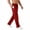 Red, variant on cfhntfmh Mens Running Pants Lightweight Straight Leg Drawstring Pants with Pockets Elastic Waisted Workout Pants (Red,X-Large)