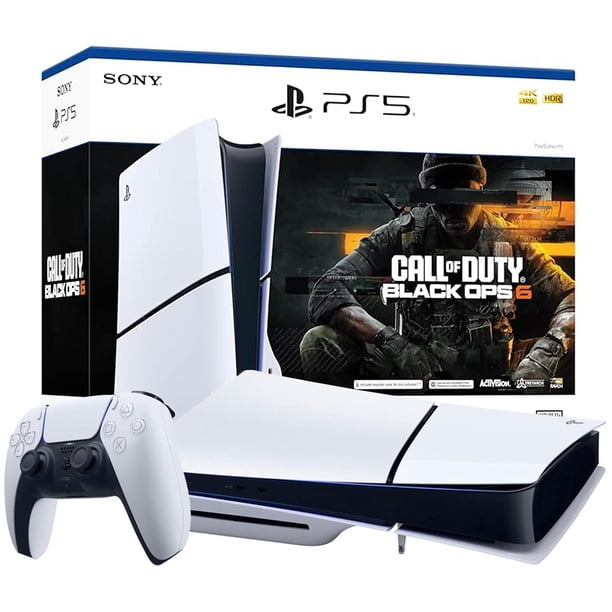 Consola PS5 PlayStation 5 Slim DVD 1TB SSD Bundle Call Of Duty: Black OPS 6 Internacional