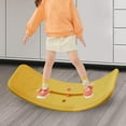 thumbnail image 4 of Balance Board for s Games Actividad Habilidades motoras Motor para niños Entrenador de equilibrio de juguetes Amarillo, 4 of 8
