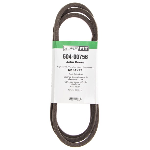 SureFit Drive VBelt Replacement for John Deere M151277 X300 X304 X320