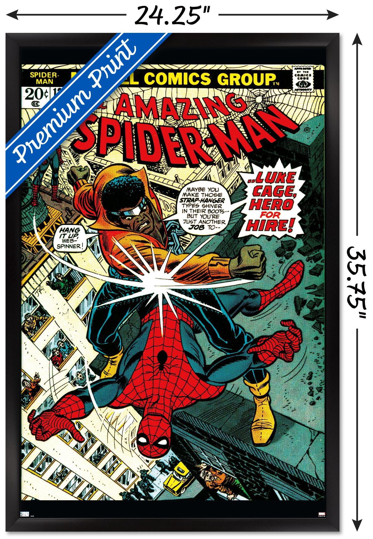 Marvel Comics - Amazing Spider-Man #123 Wall Poster, 22.375" x 34" Framed