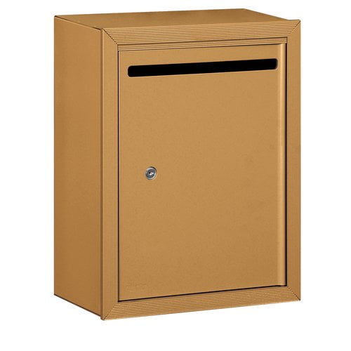 Letter Box (Includes Commercial Lock) - Standard - Surface Mounted - Brass - Private Access