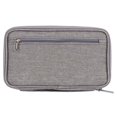 thumbnail image 3 of Cartera para Pasaporte Impermeable A Prueba De Polvo Titular De Pasaporte De Viaje Organizador De Tarjetas De Crédito Bolso Gris L, 3 of 14