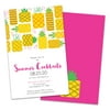 Personalized Pineapple Cocktails Party Invitations