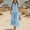 01 Light Blue, variant on YueHuiYing Women's Casual Summer Dress Sleeveless V Neck Button Beach Sundress Tiered Ruffle Flows Skirt Midi Dresses