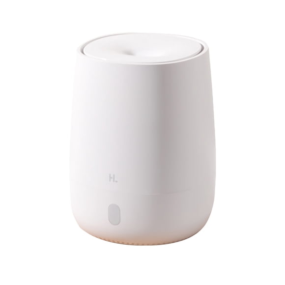 HL Compact White USB Aromatherapy Diffuser with Nightlight, 120ml Capacity, Portable for Home, Office, and Car Use