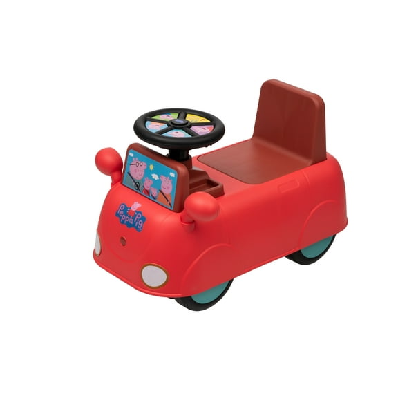 Peppa Pig Foot to Floor Ride-On Car – Kids Push Toy, Durable Wheels, Indoor & Outdoor Fun