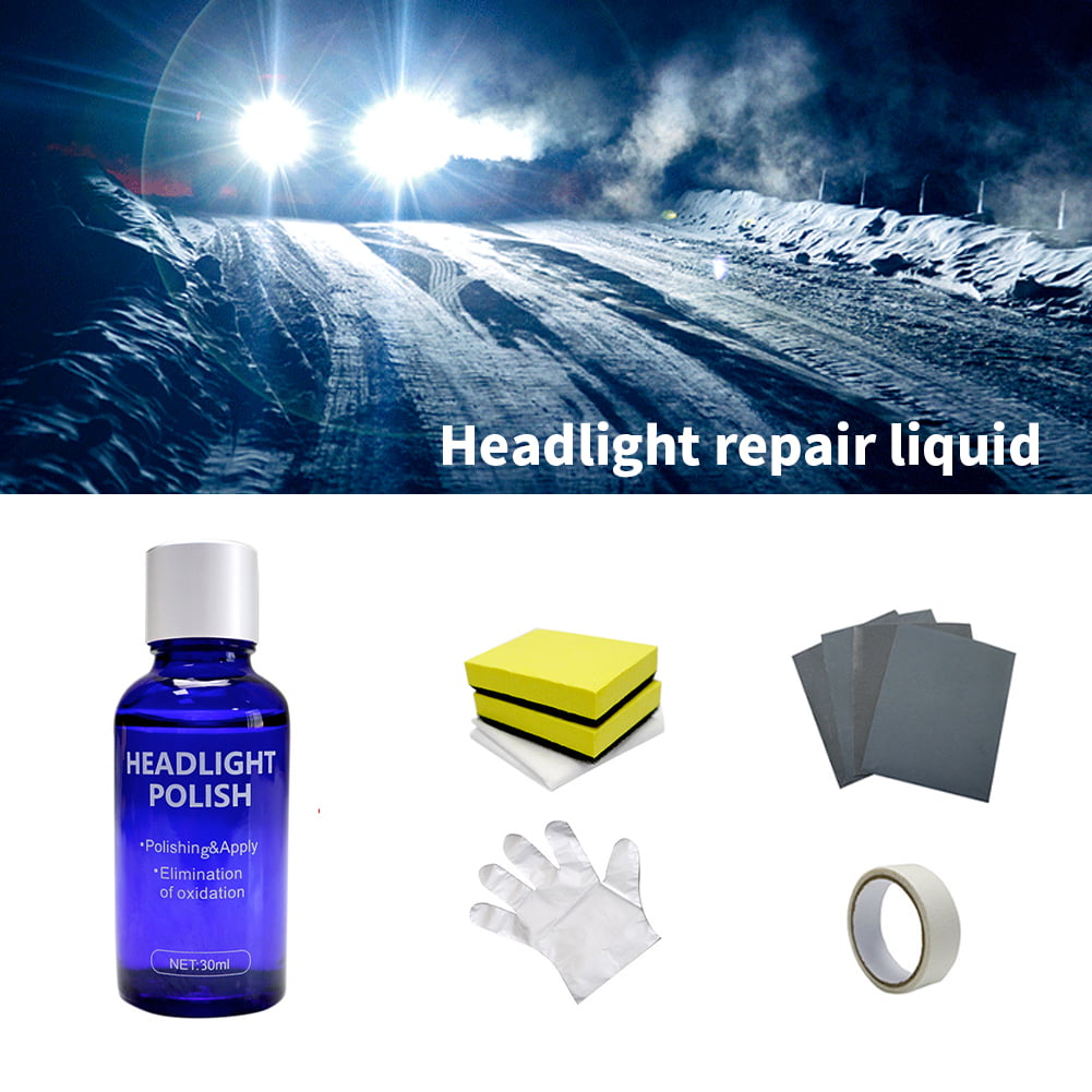 Car Repair Liquid Polish Cleaner Accessories Headlight Cover Len