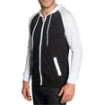 thumbnail image 3 of Victorious Men's Raglan Light Weight Zip Down Hoodie TH864 - BWT -3XL, 3 of 3