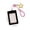 Black, variant on COM1950s Card Holder Keychain, ID Badge Holder with Transparent Window for Photo, Bus Pass Holder for Students, Lightweight PU Leather Card Case with Star Woven Strap for Office and Daily Commute