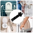 thumbnail image 4 of 2pcs Toilet Paper Holder Wheelchair Accessories Clip On Toilet Paper Roller Replacement Rod Paper Roll Stand For Seniors Nursing Patient Bedside Commo, 4 of 4
