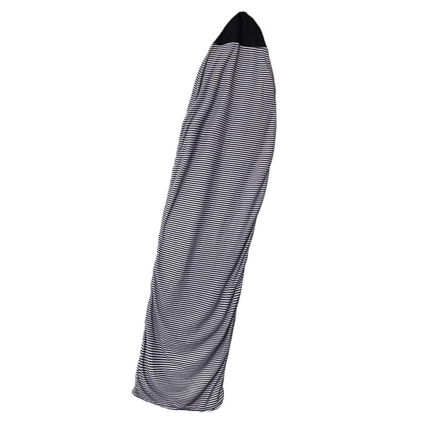 Funda de Calcetín para Tablas de Surf Macarena Estiramiento de La Cubierta Del Calcetín Bolsa Protectora 183cm Blanco y Negro
