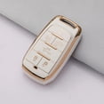 thumbnail image 3 of Key Fob Cover Compatible with Dodge RAM 1500 2500 TRX Challenger Charger Durango Hornet 2021-2026 Keychain Case Holder Protector,A White, 3 of 8