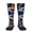2 Black-2, variant on Thin Blue Line Arizona Flag Knee High Socks for Women Long Leg Warmers Socks