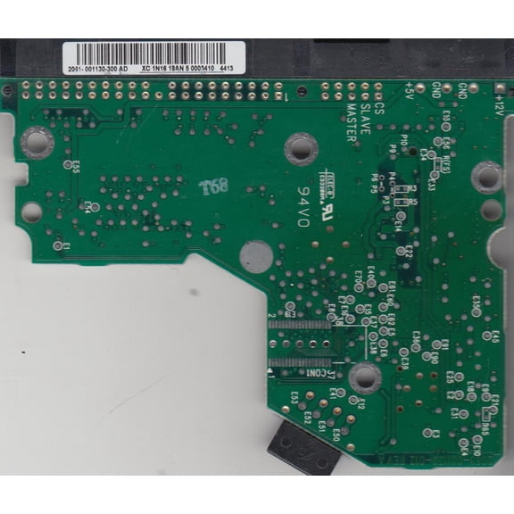 WD800BB-22FJA1, 2061-001130-300 AD, WD IDE 3.5 PCB