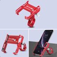 thumbnail image 4 of Soporte para teléfono de bicicleta Cell P10 Soporte para bicicleta Clip para manillar Rojo, 4 of 9
