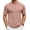 Light Pink, variant on COOFANDY Men's Crewneck T Shirts Knit Tops Casual Fashion Summer Short Sleeve Knitted Pullover Solid Tees