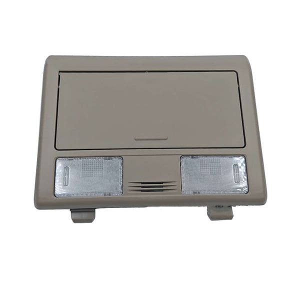 Overhead Console with Sunroof Switches Map Reading Light 2012-2014 for Toyota Hynix AN10, Overhead Console Housing with Storage Box-Dark yellow