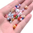 thumbnail image 3 of Cuentas de perlas de imitación acrílicas para manualidades, abalorios redondos Multicolor de 1,5-5/3-8mm, sin agujero, para decoración de álbumes de recortes, fabricación de joyas, 3 of 4