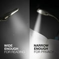 thumbnail image 3 of (3 pack) Energizer Clip on Book Light for Reading in Bed, LED Reading Light for Books and Kindles, 25 Hour Run Time, Kindle Reading Lamp, White, 3 of 6