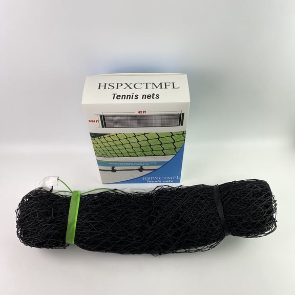 HSPXCTMFL Tennis nets ,Tennis Net Outdoor Heavy Duty Professional Tennis Court Net Replacement Portable Tennis Net Nylon for Standard Tennis Courts