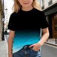 thumbnail image 5 of Jamsmile Toddler Boys Tshirts Short Sleeve Gradient Color Print Knit Tee Shirts Summer Crewneck Kids Boys T-Shirts Tops, 5 of 5