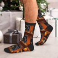 thumbnail image 7 of Vsdgher Halloween Decoration Unisex Crew Socks Lightweight Breathable Ventilation Ankle Socks, Mid-calf socks for Daily, 7 of 7