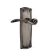 thumbnail image 2 of Nostalgic Warehouse Prairie Plate Privacy Swan Lever in Antique Pewter, 2 of 3