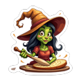 thumbnail image 5 of cartoon Witch Theme Stickers, Waterproof Witch Theme Sticker for Water Bottle Laptop Phone Cases Planner Skateboard Luggage Helmet Party Favor Decor, Ideal for Adults Teens Teacher Rewards, 5 of 9