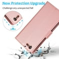 thumbnail image 5 of Dteck Case for Apple iPhone 7 4.7-inch,iPhone 8 Detachable Case Card Slots Wallet Magnetic Leather 2 in 1 Design Shockproof Stand iPhone SE 2nd Generation 2020 Cover Support Car Mount Case,Rosegold, 5 of 7