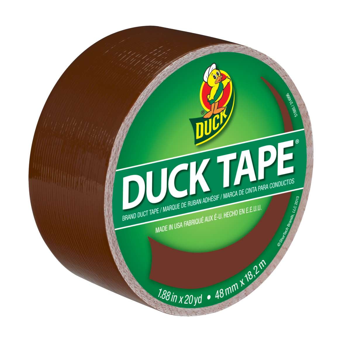 Duck Brand Color Duct Tape Fall Harvest Combo 3-Pack, Brown, Orange and Yellow, 55 Yards Total