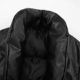 thumbnail image 6 of Faux Leather Puffer Jacket (S, Black), 6 of 6